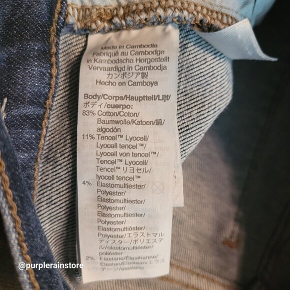 Madewell Jeans 28 Skinny 9" Mid Rise Woodland Wash MA938 Tummy Control Stretch - Picture 6 of 13